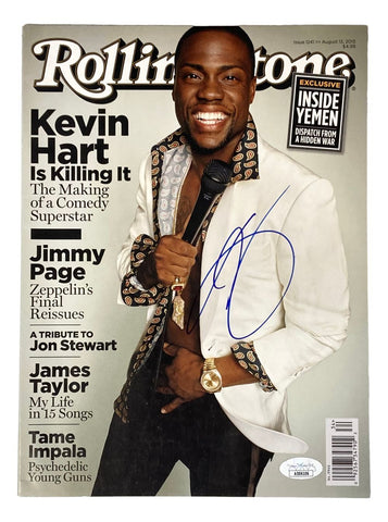 Kevin Hart Signed 2015 Rolling Stone Magazine JSA