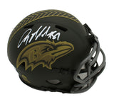 Anquan Boldin Signed Baltimore Ravens Speed STS 4 NFL Mini Helmet