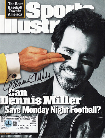 Dennis Miller Signed Monday Night Football Sports Illustrated 7/3/2000 Beckett