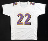 Derrick Henry Signed Baltimore Ravens White Jersey (Beckett) Ex Bama Running Bck