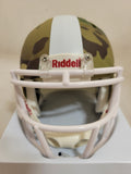 KENNETH WALKER III SIGNED MICHIGAN STATE SPARTANS CAMO SPEED MINI HELMET BECKETT