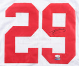Tyrone Tracy Jr. Signed New York Giants Jersey (JSA) Ex-Iowa & Purdue Running Bk