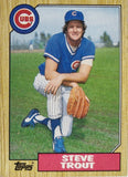 Steve Trout Signed Chicago Cubs Jersey (Wilder) 1984 #2 Cubs Starting Pitcher