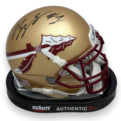 Kelvin Benjamin Autographed Signed Seminoles Mini Helmet - JSA