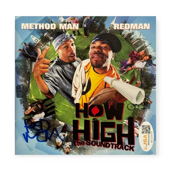 Redman Signed Autographed "How High" CD Cover JSA