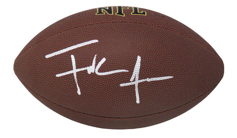 Frank Gore (SF 49ers) Signed Wilson Super Grip Full Size NFL Football - SCHWARTZ