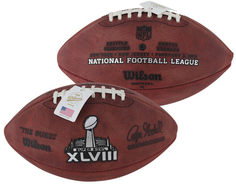 Wilson Super Bowl XLVIII Seahawks vs. Broncos "The Duke" Nfl Football Un-signed
