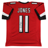 Julio Jones Authentic Signed Red Pro Style Jersey Autographed BAS Witnessed