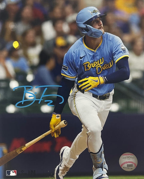 Milw Brewers Infielder BRICE TURANG Signed 8x10 Photo #4 AUTO