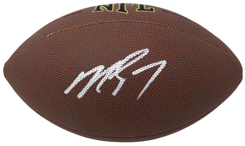 Michael Vick (Falcons) Signed Wilson Super Grip F/S NFL Football (SCHWARTZ COA)