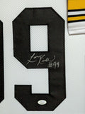 FRAMED PITTSBURGH STEELERS LEVON KIRKLAND AUTOGRAPHED SIGNED JERSEY JSA COA