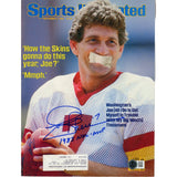 Joe Theismann Autographed Washington Redskins Sports Illustrated Beckett 51497