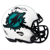 Tyreek Hill Miami Dolphins Signed Riddell Lunar Mini Helmet BAS Beckett