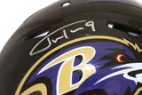 Justin Tucker Signed Baltimore Ravens Authentic Speed Helmet Beckett 39572