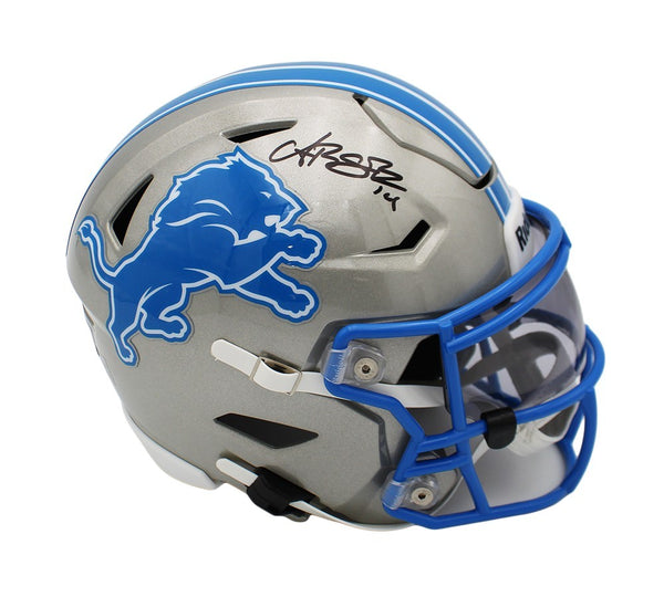Amon-Ra St. Brown Signed Detroit Lions Speed Flex Mid-Size NFL Midi Helmet