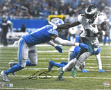 AJ Brown Signed Philadelphia Eagles 16x20 Running Photo - Beckett W Hologram