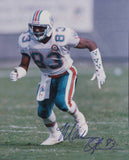 Mark Clayton & Mark Duper Signed Miami Dolphins Mini Speed Helmet (JSA COA)