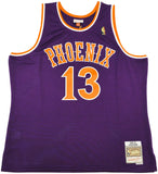 SUNS STEVE NASH AUTOGRAPHED PURPLE M&N 2005-06 JERSEY XXL BECKETT 233681