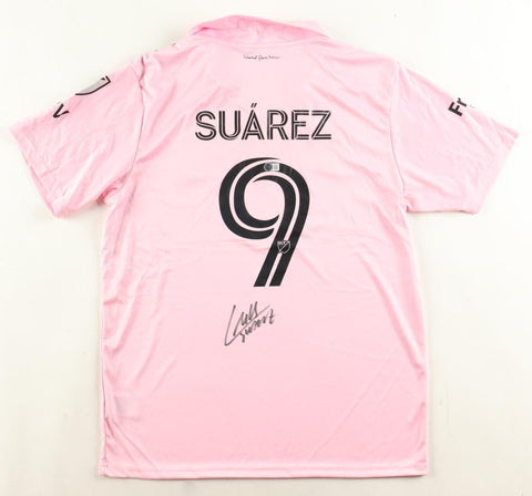 Luis Suarez Signed MLS Inter Miami C. F. Adidas Authentic Pink Jersey (Beckett)