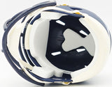 BYRON MURPHY II AUTOGRAPHED SEAHAWKS BLUE SPEED MINI HELMET MCS HOLO 235602