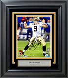 DREW BREES AUTOGRAPHED FRAMED 8X10 PHOTO SAINTS SUPER BOWL XLIV BECKETT 200391