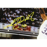 Karl Malone Autographed/Signed Utah Jazz 16x20 Photo Beckett Witness 49282