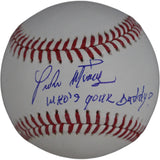 Pedro Martinez Signed Boston Red Sox OML Baseball Who's Your Daddy Beckett 51590