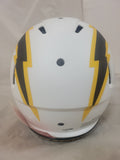 JUSTIN HERBERT SIGNED LA CHARGERS LUNAR ECLIPSE SPEED AUTHENTIC HELMET FANATICS