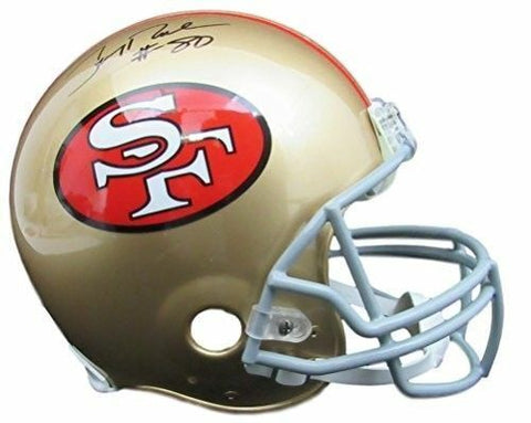Jerry Rice 49ers Autographed/Signed Proline Helmet JSA WP459013
