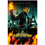 Nicolas Cage Autographed 2007 National Treasure Book of Secrets 16x24 Movie Post
