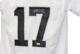 Davante Adams Autographed/Signed Pro Style White XL Jersey Beckett 40316