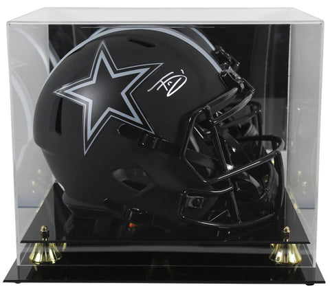 Cowboys Trevon Diggs Signed Eclipse Full Size Speed Rep Helmet w/ Case JSA Wit