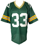Aaron Jones Green Bay Signed Green Football Jersey BAS ITP