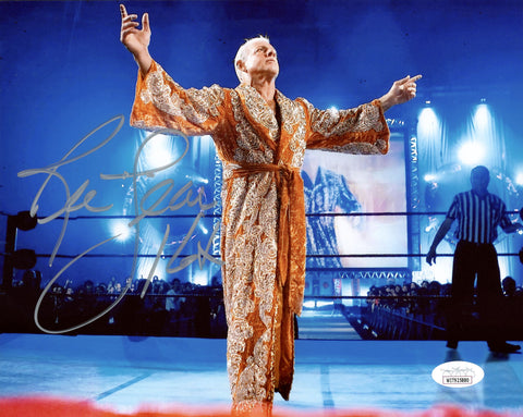 RIC FLAIR AUTOGRAPHED SIGNED 8X10 PHOTO "16X" JSA STOCK #203565