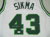 Milw Bucks JACK SIKMA Signed Custom Replica White Jersey AUTO - HOF - JSA