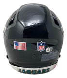 Travis Hunter Signed Jaguars Full Size Authentic SpeedFlex Helmet WR/CB Insc BAS
