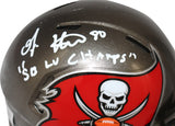 Oj Howard Signed Tampa Bay Buccaneers SB Champs Mini Helmet Beckett 40506
