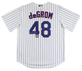 Mets Jacob deGrom Authentic Signed White Nike Jersey Autographed BAS #BU43482