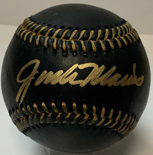 Twins JACK MORRIS Signed official MLB BLACK Baseball - HOF '18 - Tigers - JSA