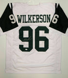 Muhammad Wilkerson Autographed White Pro Style Jersey- JSA Authenticated