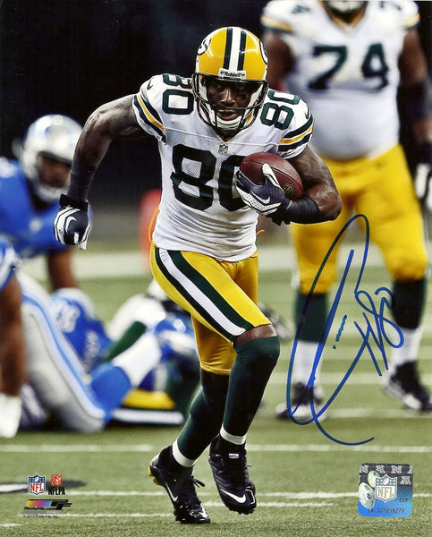 Packers DONALD DRIVER Signed 8x10 Photo #5 AUTO - SB XLV Champ - Career Leader