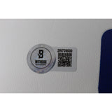 Michael Strahan Autographed/Signed New York Giants Logo Football Beckett 49849