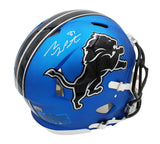 Sam Laporta Signed Detroit Lions Speed Authentic Alternate Dark Blue 2024 Helmet