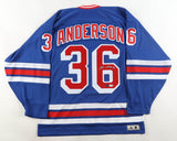 Glenn Anderson Signed New York Rangers Adidas Authentic Jersey (JSA COA)