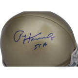 Paul Hornung Signed Notre Dame Fighting Irish VSR4 Mini Helmet 56 HT PSA 46038