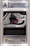 Miles Sanders Signed 2019 Prizm #326 Trading Card 10 Auto Slab Beckett 43290