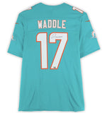 Jaylen Waddle Autographed Miami Dolphins Nike Teal Game Jersey Fanatics