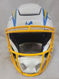 OMARION HAMPTON "BOLT UP" SIGNED LOS ANGELES CHARGERS SPEEDFLEX HELMET BAS QR