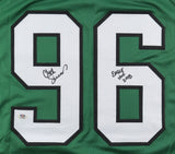 Clyde Simmons Signed Philadelphia Eagles Jersey Inscribed "Eagles HOF 2018"/ PSA