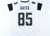 Antonio Gates Autographed White Pro Style Jersey- Beckett W Hologram *Silver